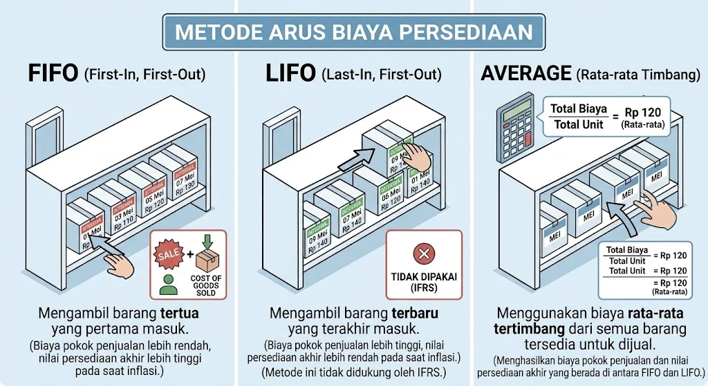 Metode Arus Biaya Dalam Persediaan
