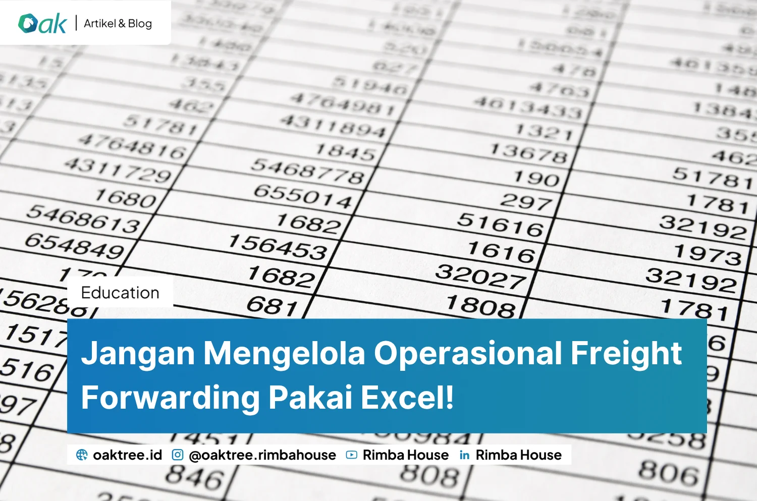 Jangan Mengelola Operasional Freight Forwarding Pakai Excel